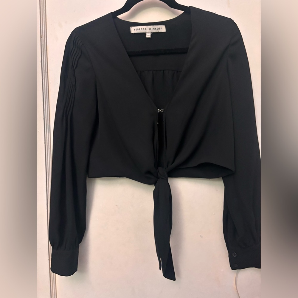Rebecca Minkoff Elegant Black Blouse